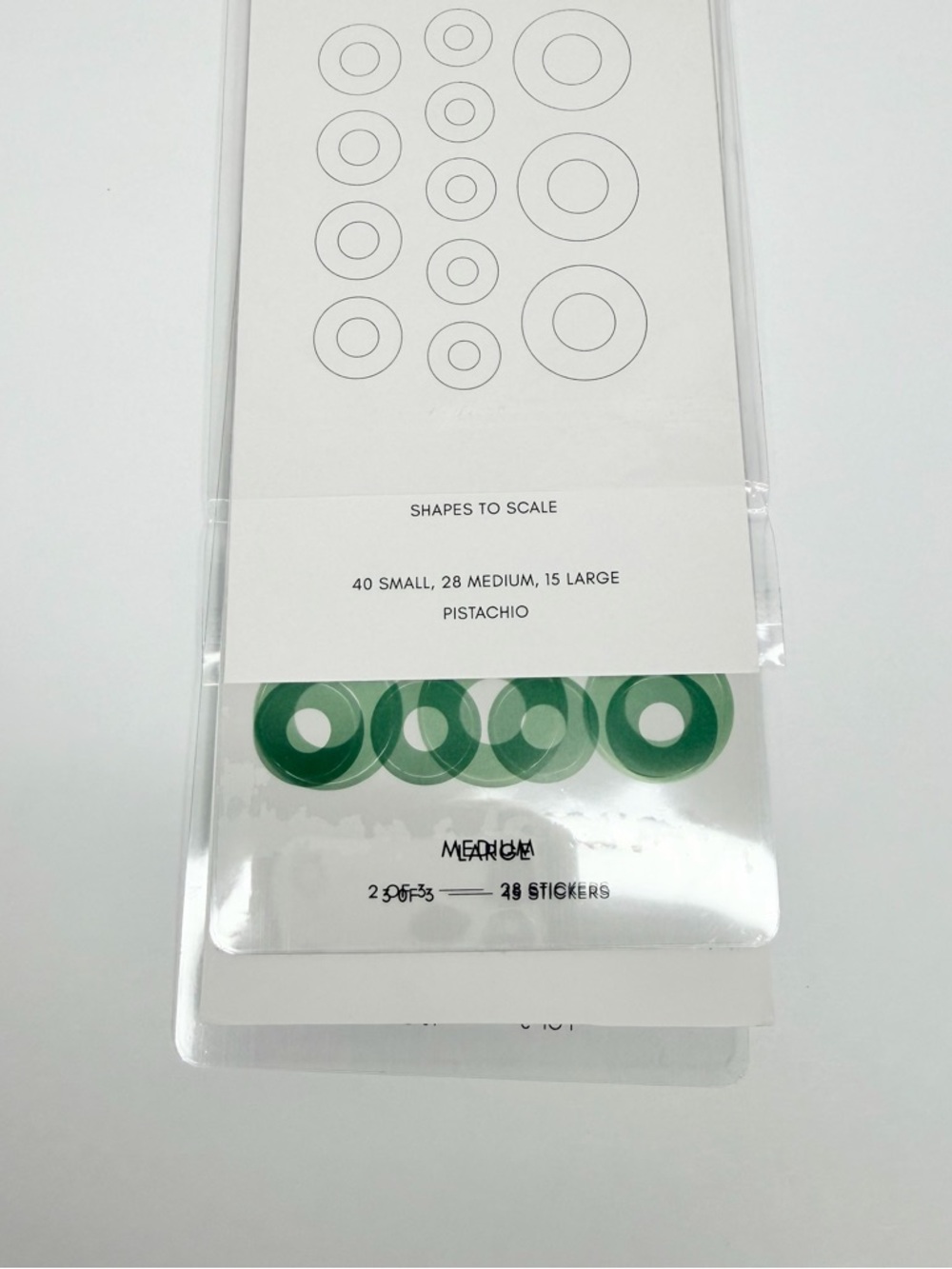 Cloth & Paper Spotlight Sticker bundle: multi-color round stickers. New - Picture 7 of 9